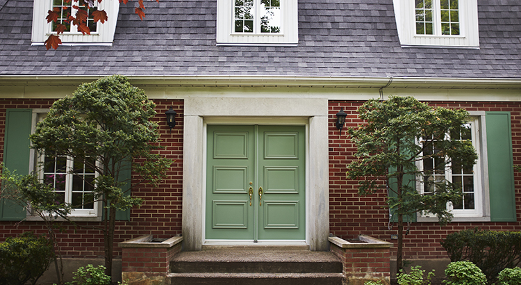Cropped full frame view of house exterior