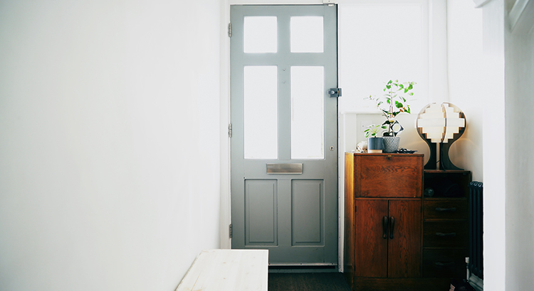 front door of house