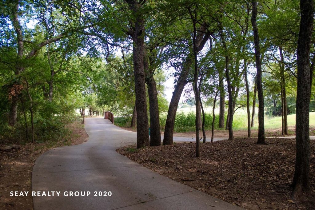 Nature Trail in Bridlewood Community, Flower Mound TX