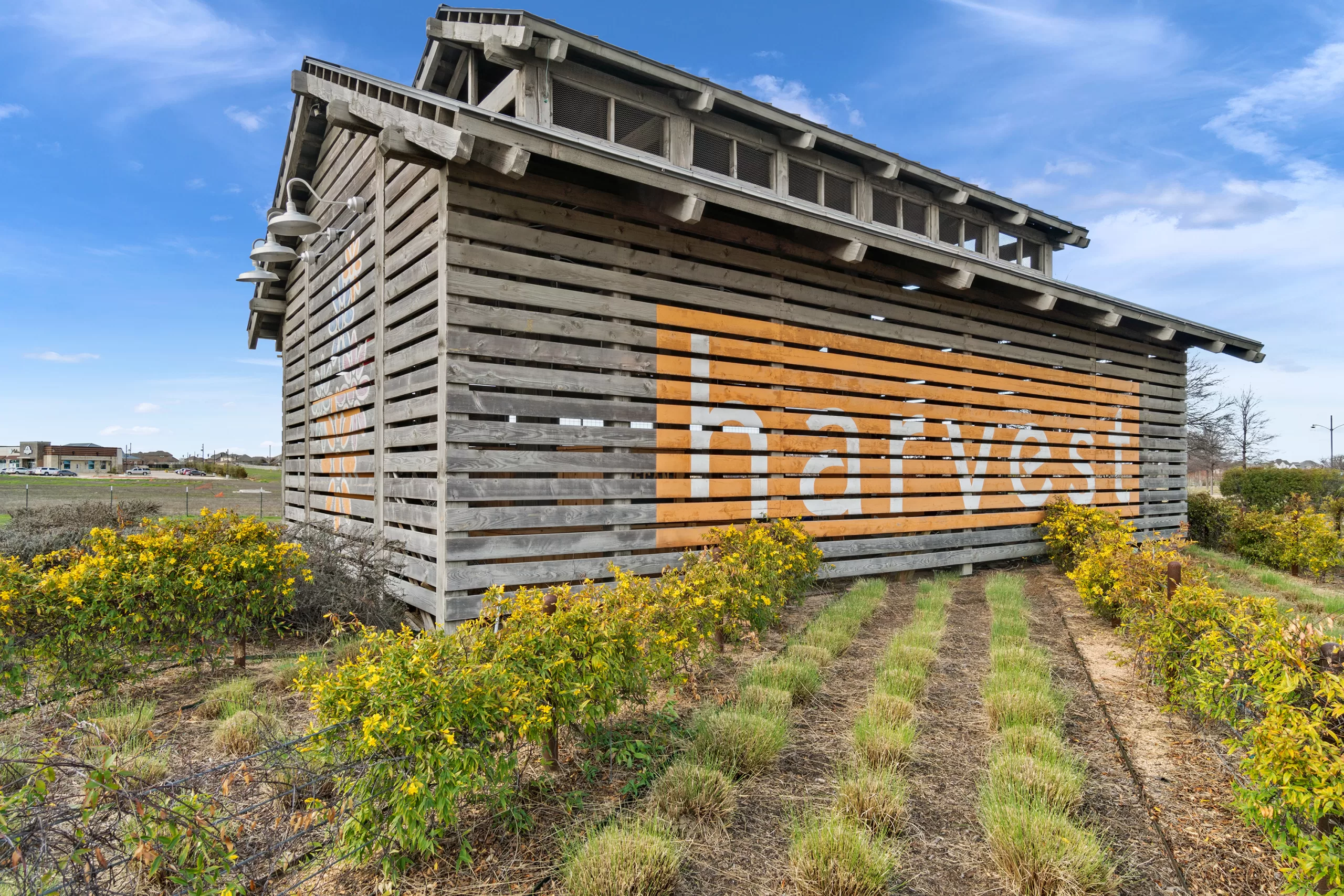 Harvest Community entrance in Northlake and Argyle TX