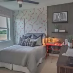 Secondary Bedroom in a David Weekley Homes model at Furst Ranch