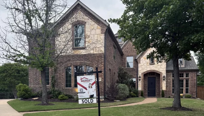 Home sold in Lantana Texas with Seay Realty Group Keller Williams sign