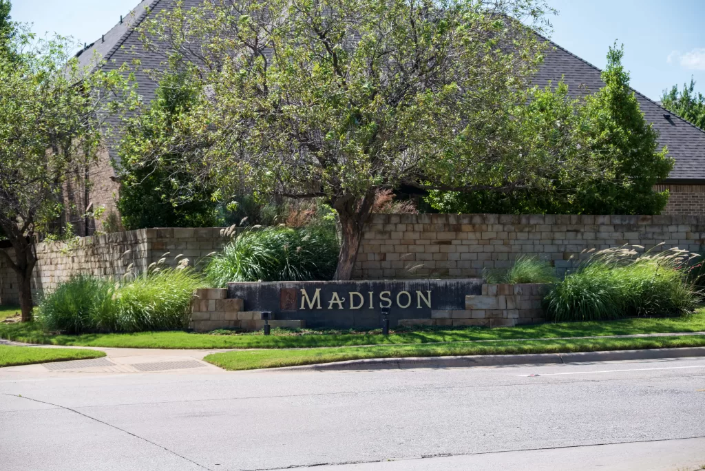 Madison Lantana TX Community Entrance