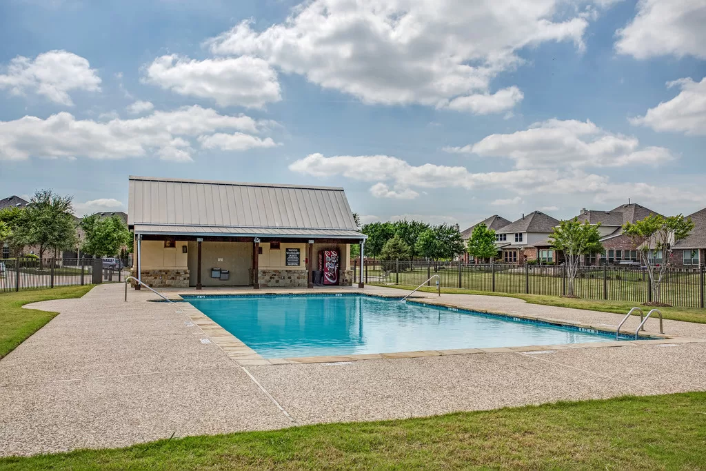 Larkspur pool in Lantana TX