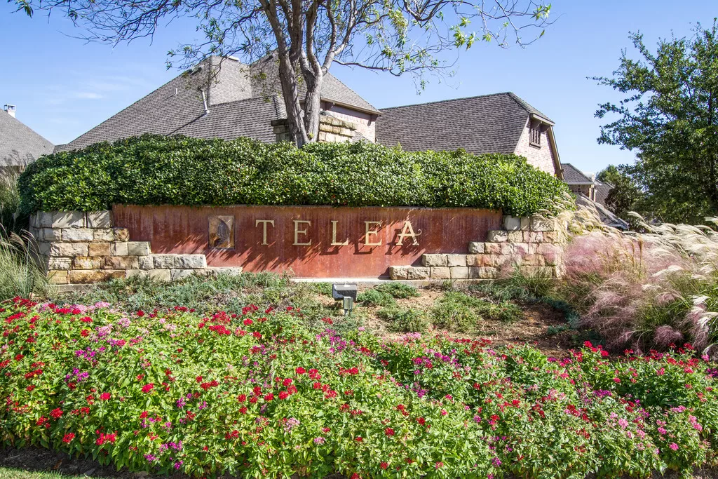 Telea entrance in Lantana TX