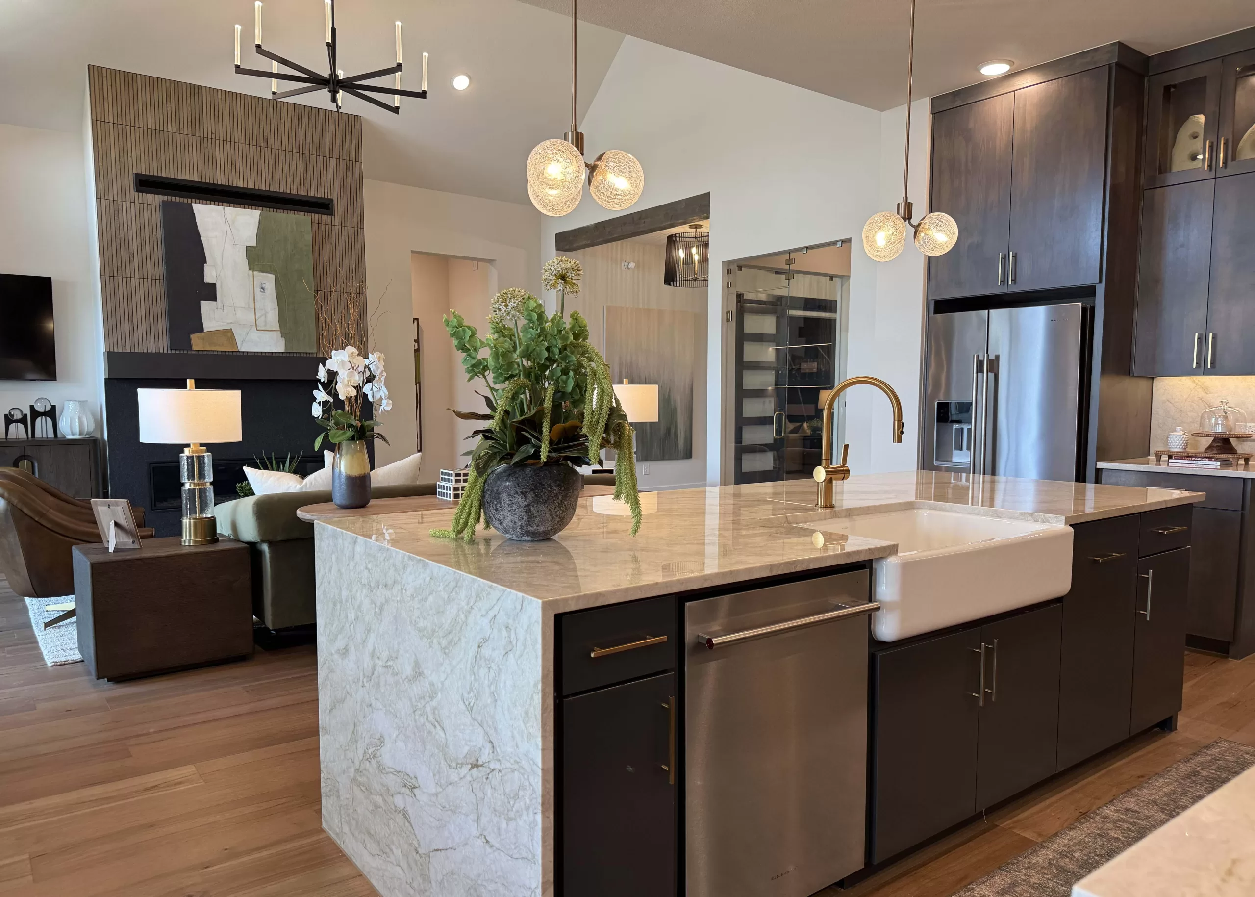 Model home in Denton's Landmark Community