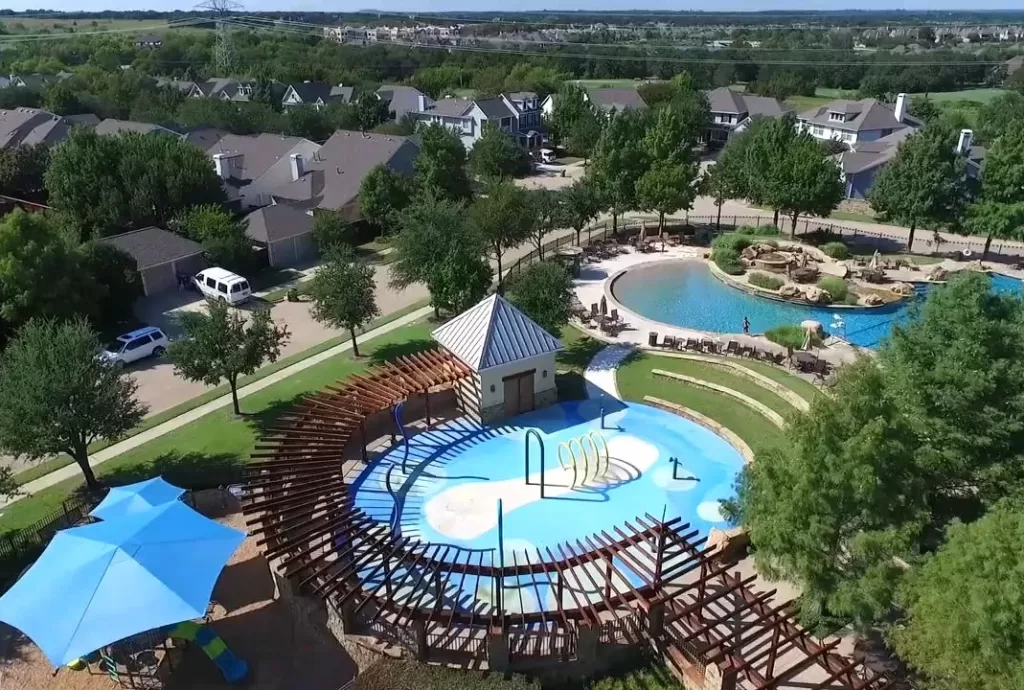 Lantana's south amenity center pool and splash pad
