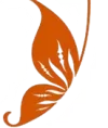 Lantana TX Monarch Butterfly in Community Logo