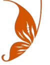 Lantana TX Monarch Butterfly in Community Logo